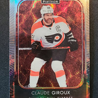 2021-22 Platinum Hot Magma Parallel #22 Claude Giroux Philadelphia Flyers 321/499
