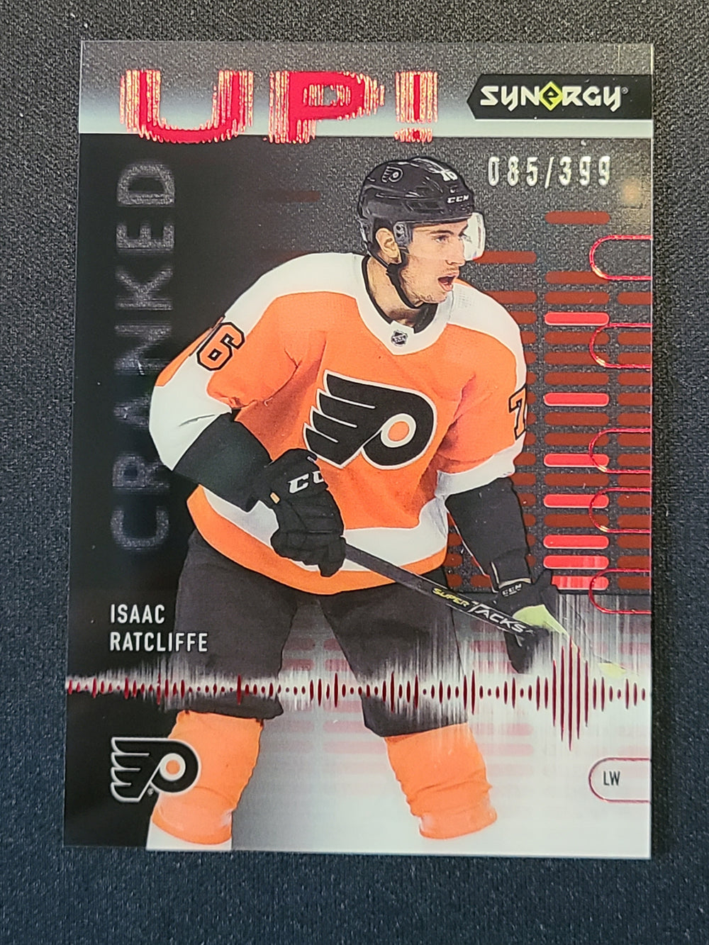 2022-23 Synergy Cranked Up! Red #CU-IR Isaac Ratcliffe Philadelphia Flyers 85/399