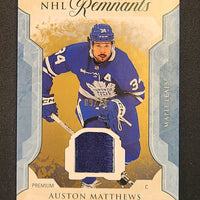 2023-24 Artifacts NHL Remnants Premium Jersey #NR-AM Auston Matthews Toronto Maple Leafs 9/25