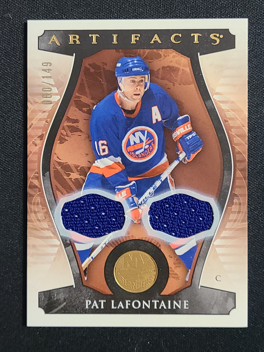 2023-24 Artifacts Dual Jersey #156 Pat Lafontaine NY Islanders 60/149