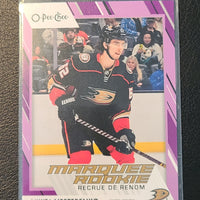 2023-24 OPC Marquee Rookie Purple #568 Nikita Nesterenko Anaheim Ducks 25/49