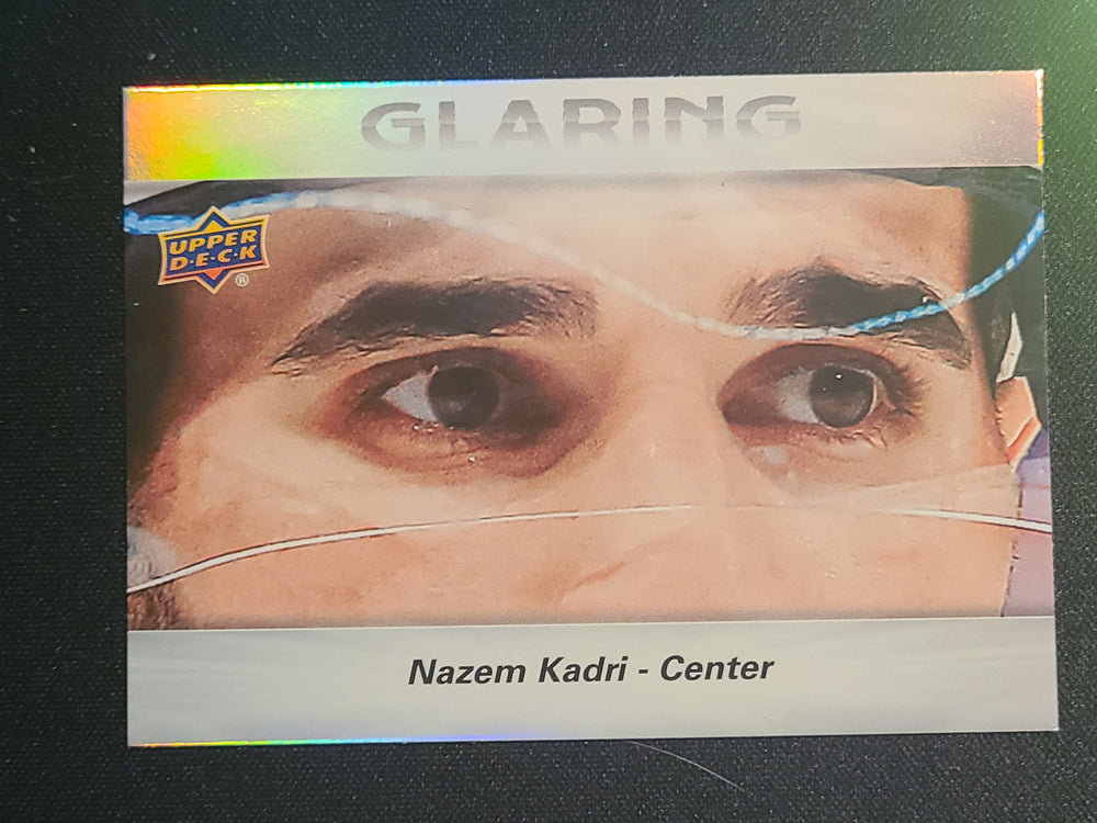 2023-24 Upper Deck Series 2 Glaring #GL-11 Nazem Kadri Calgary Flames