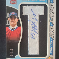 2021-22 SP Game Used Draft Day Marks Auto #DDM-MP Max Pacioretty Montreal Canadiens 4/10