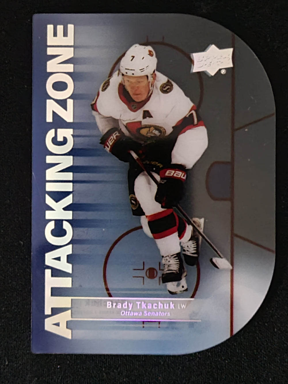 2022-23 Upper Deck Attacking Zone Die-Cut #AZ-17 Brady Tkachuk Ottawa Senators