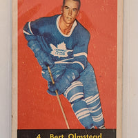 1960-61 Parkhurst #4 Bert Olmstead Toronto Maple Leafs (2)