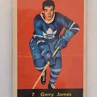 1960-61 Parkhurst #7 Gerry James Toronto Maple Leafs (1)