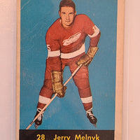 1960-61 Parkhurst #28 Jerry Melnyk Detroit Red Wings