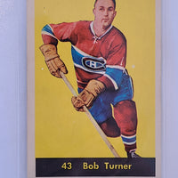 1960-61 Parkhurst #43 Bob Turner Montreal Canadiens