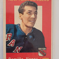 1959-60 Topps Hockey #46 Camille Henry NY Rangers
