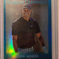 2021 Goodwin Champions Platinum Blue #25 Tiger Woods Golf
