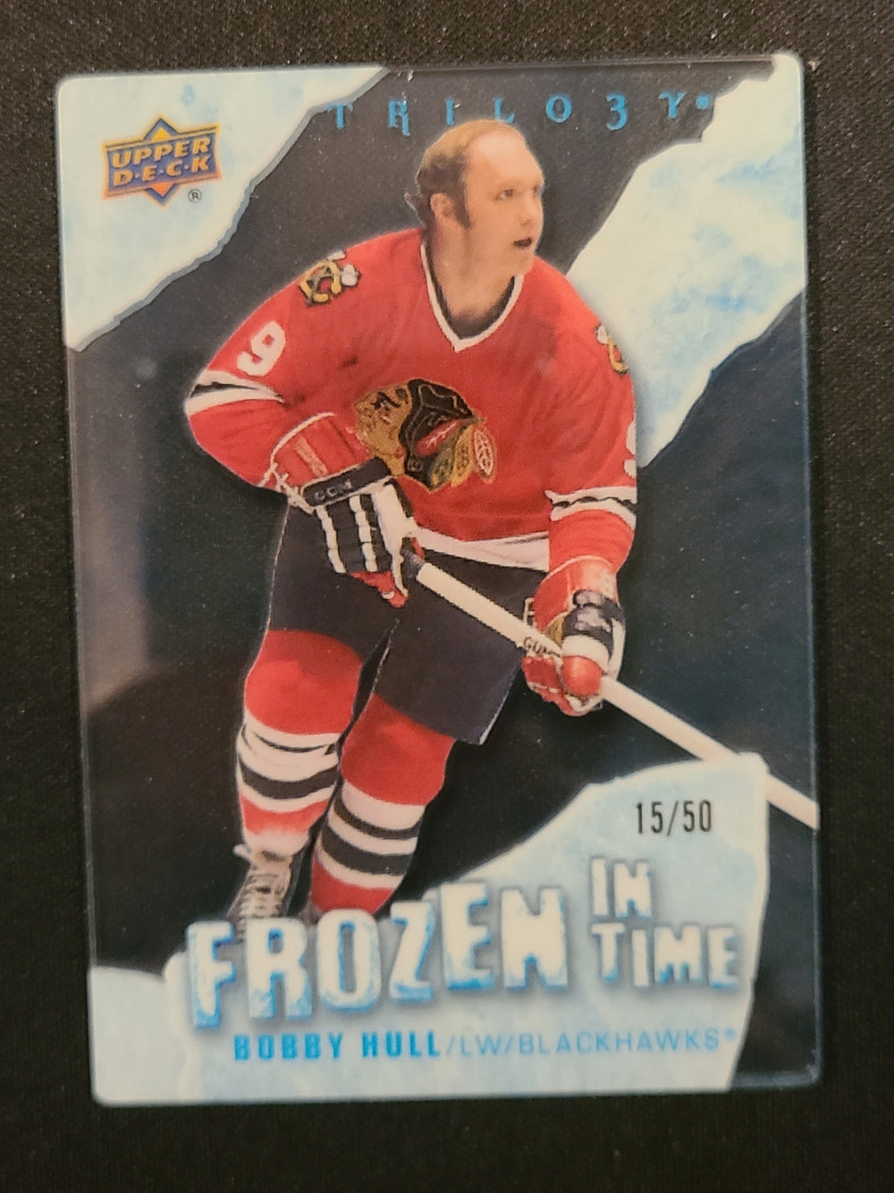 2022-23 Trilogy Frozen in Time Acetate #FT-BH Bobby Hull Chicago Blackhawks 15/50