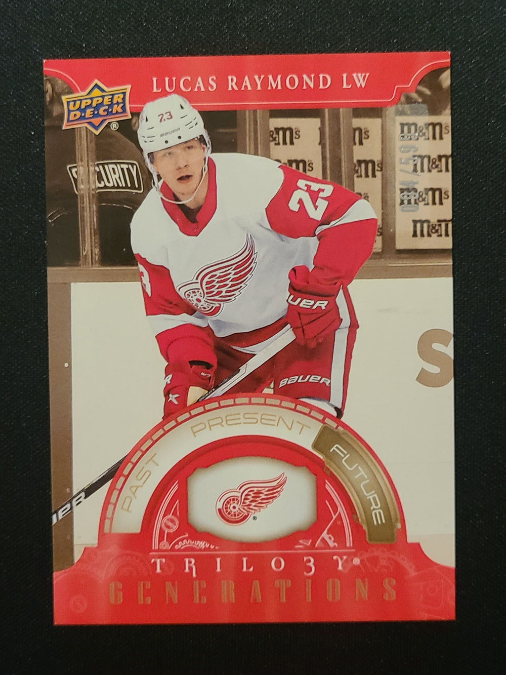 2022-23 Trilogy Generations RED Parallel #TG-11C Lucas Raymond Detroit Red Wings 94/599