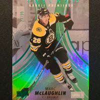 2022-23 Trilogy Rookie Premieres Level 1 Green Parallel #105 Marc McLaughlin Boston Bruins 27/99