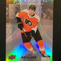 2022-23 Trilogy Rookie Premieres Level 1 #129 Isaac Ratcliffe Philadelphia Flyers 261/999