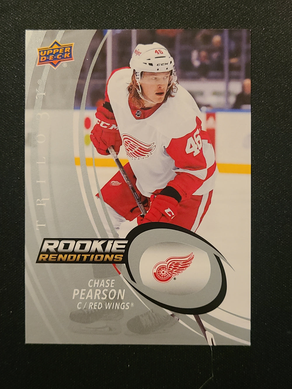 2022-23 Trilogy Rookie Renditions #RR-7 Chase Pearson Detroit Red Wings