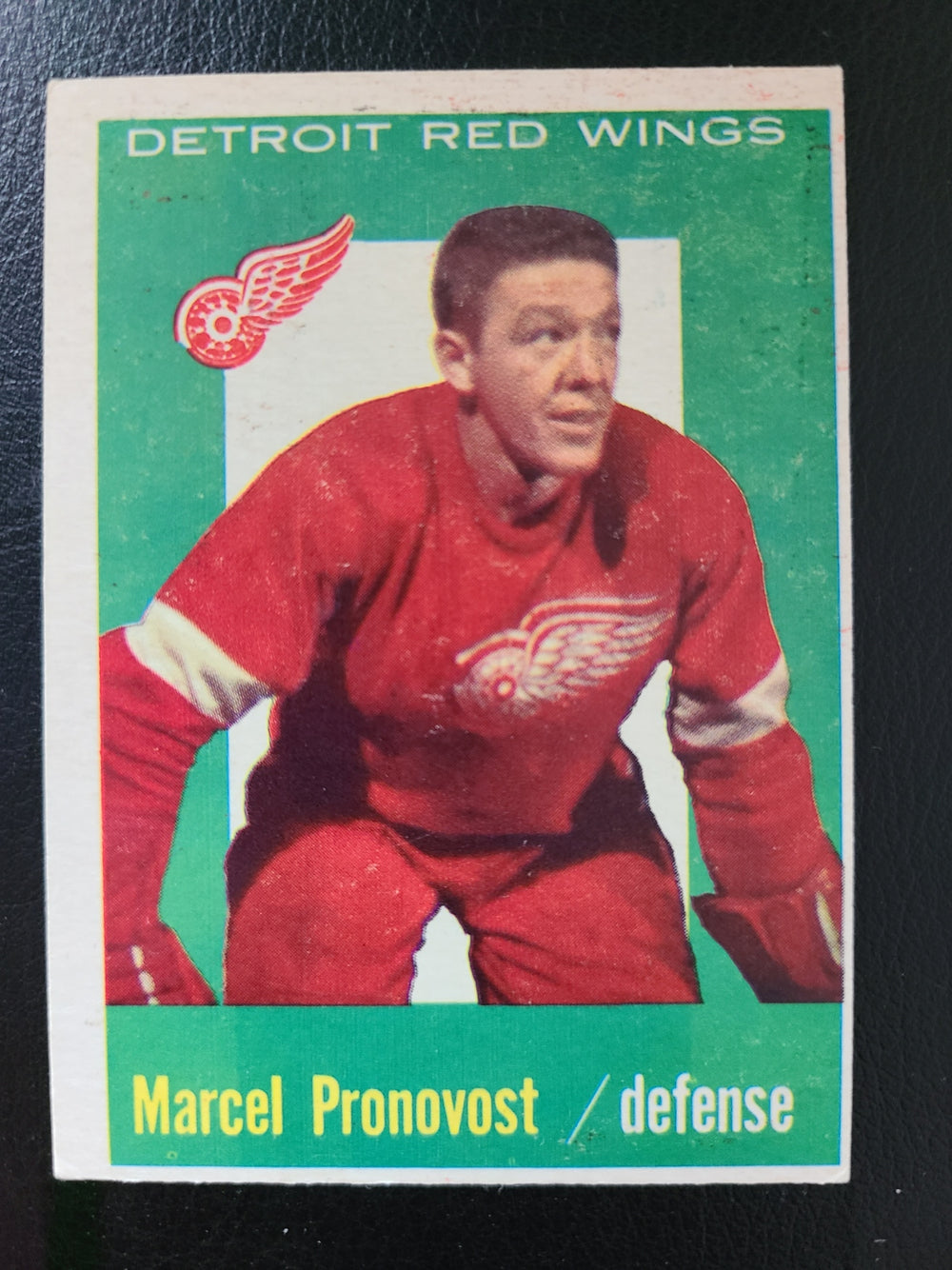 1959-60 Topps Hockey #44 Marcel Pronovost Detroit Red Wings