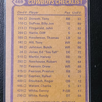 1979 Topps Football #469 Cowboys Team Leaders *See Photos for Condition