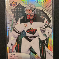 2021-22 Allure Jersey Number #33 Cam Talbot Minnesota Wild 16/199