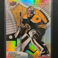 2021-22 Allure Rookie Jersey Number #146 Jeremy Swayman Boston Bruins RC 34/199