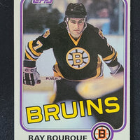 1981-82 Topps #5 Ray Bourque Boston Bruins 2nd Year **see photo for condition (a)