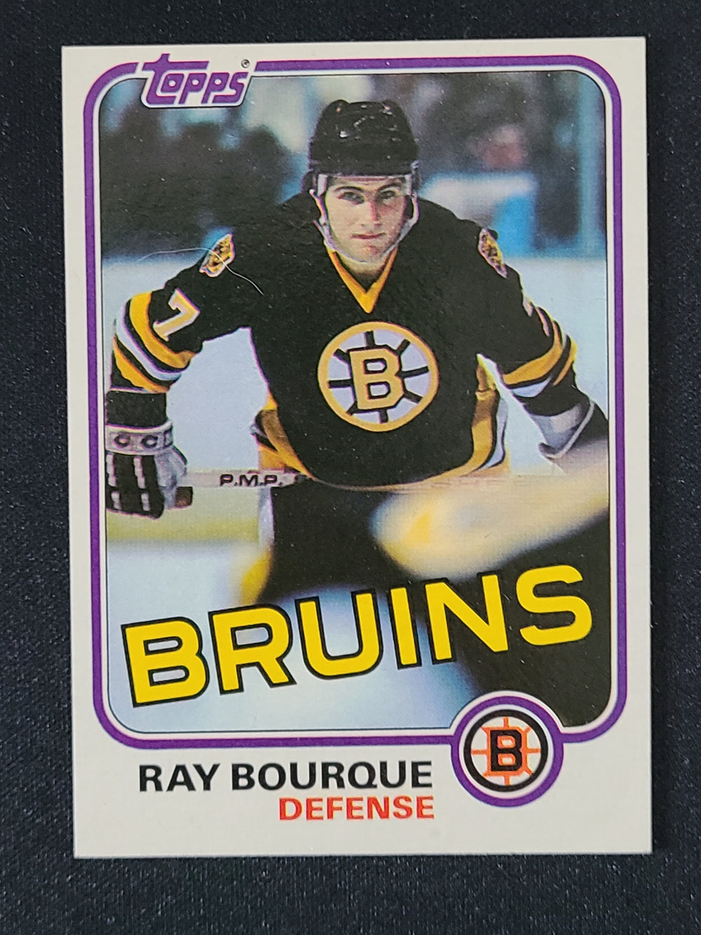 1981-82 Topps #5 Ray Bourque Boston Bruins 2nd Year **see photo for condition (b)