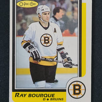 1986-87 OPC #1 Ray Bourque Boston Bruins *See Photos for Condition