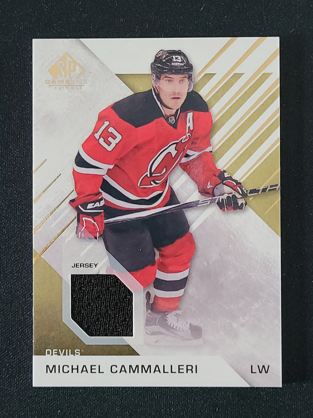 2016-17 SP Game Used Jersey #79 Michael Cammalleri New Jersey Devils