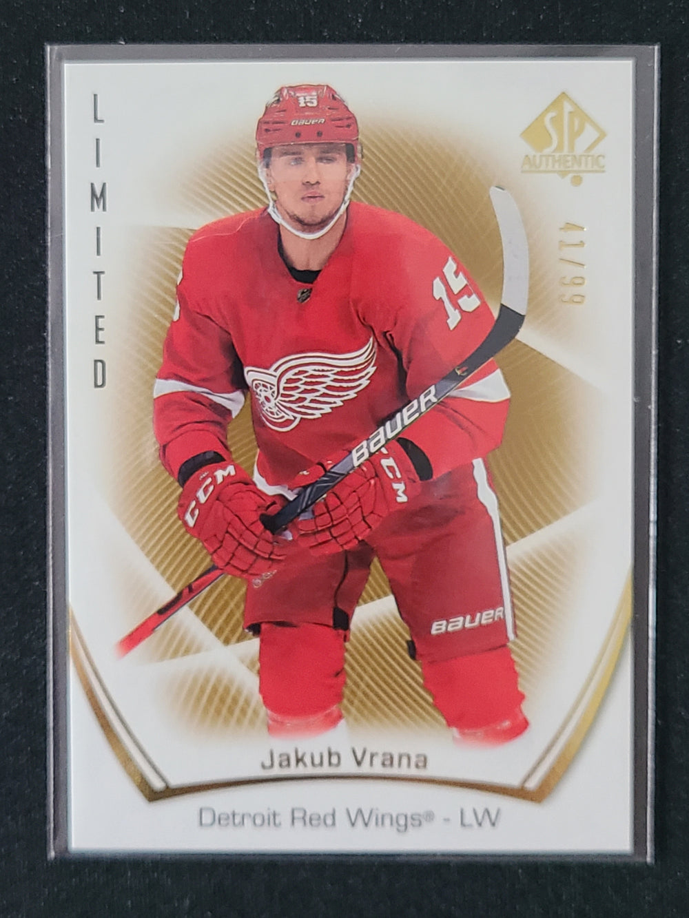 2021-22 SP Authentic Limited #13 Jakub Vrana Detroit Red Wings 41/99