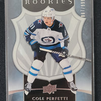 2021-22 Artifacts Retro Rookies #7 Cole Perfetti Winnipeg Jets 67/999