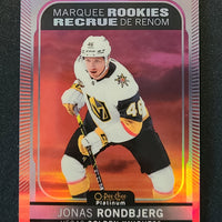 2021-22 Platinum Marquee Rookies Sunset #283 Jonas Rondbjerg Vegas Golden Knights