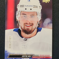 2022-23 Upper Deck Extended Exclusives #632 Justin Holl Toronto Maple Leafs 99/100