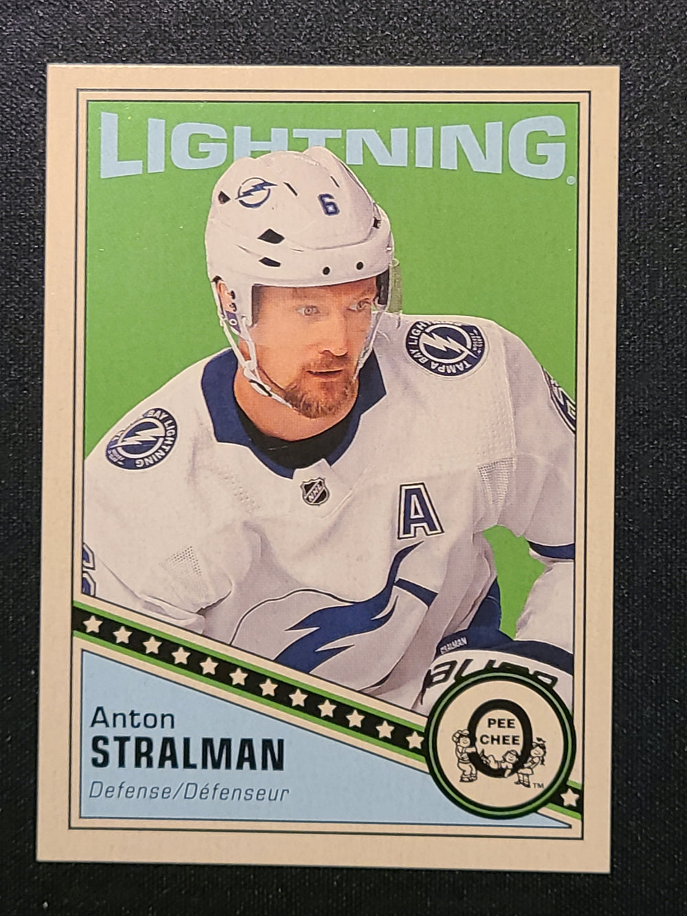 2019-20 OPC Retro Blank Back Anton Stralman Tampa Bay Lightning