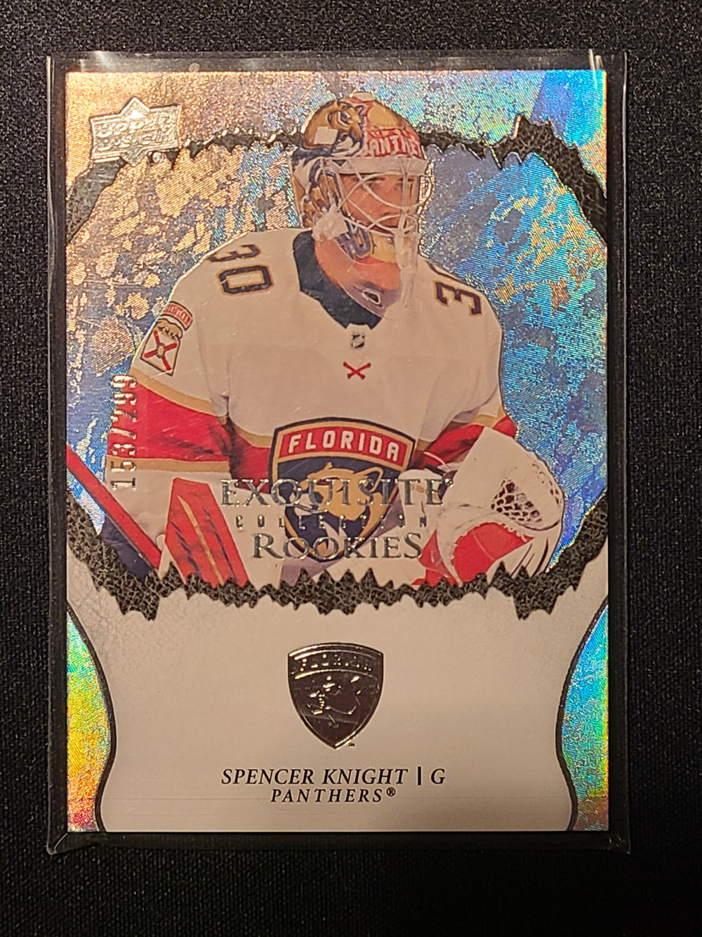 2021-22 Exquisite Collection Rookie #R-45 Spencer Knight Florida Panthers 153/299