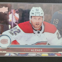 2017-18 Upper Deck Clear Cut Parallel #350 Karl Alzner Montreal Canadiens
