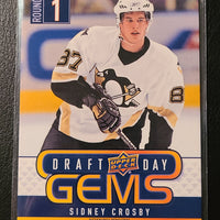 2018-19 Upper Deck Draft Day Gems #GEM11 Sidney Crosby Pittsburgh Penguins