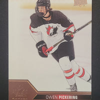 2022-23 Team Canada Juniors Bronze #37 Owen Pickering