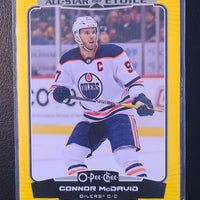 2022-23 OPC Yellow Border #501 Connor McDavid Edmonton Oilers