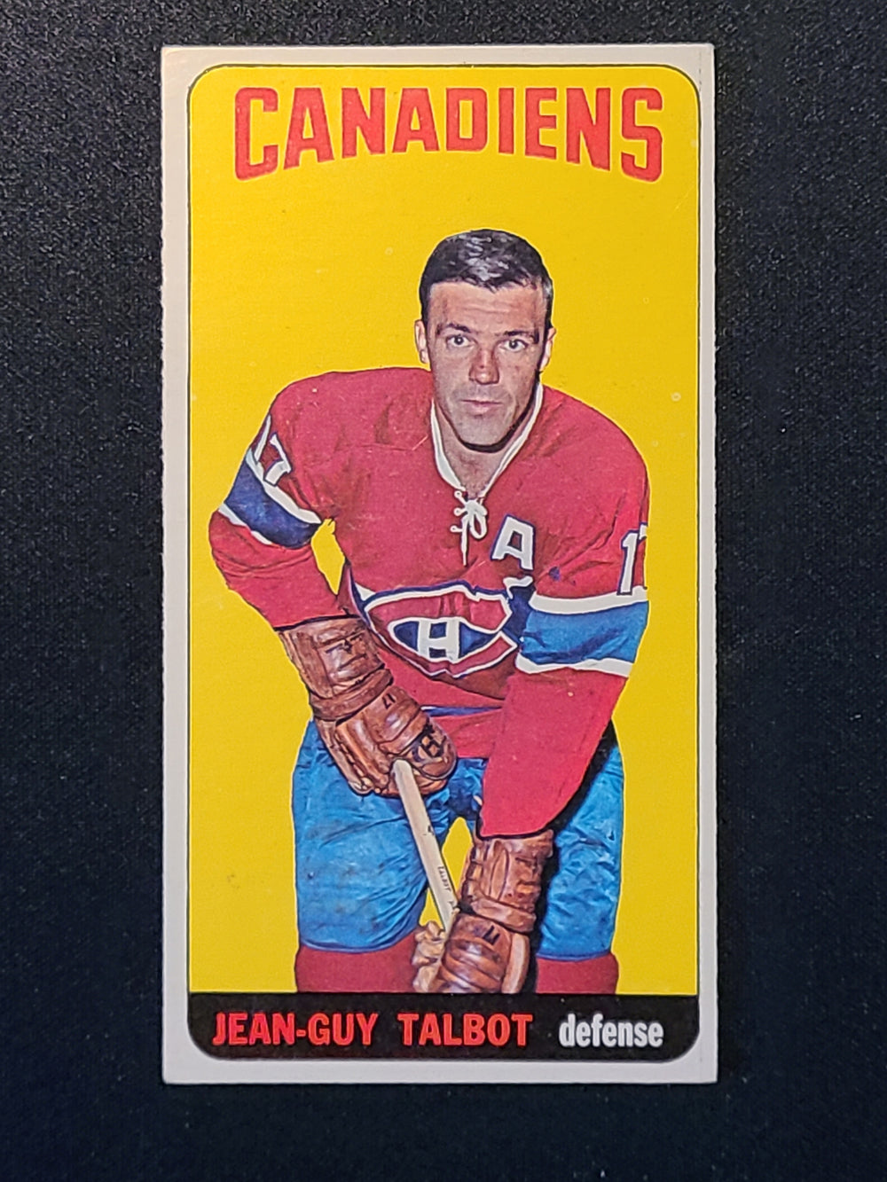 1964-65 Topps Tallboys #52 Jean-Guy Talbot Montreal Canadiens **See Photos for Condition