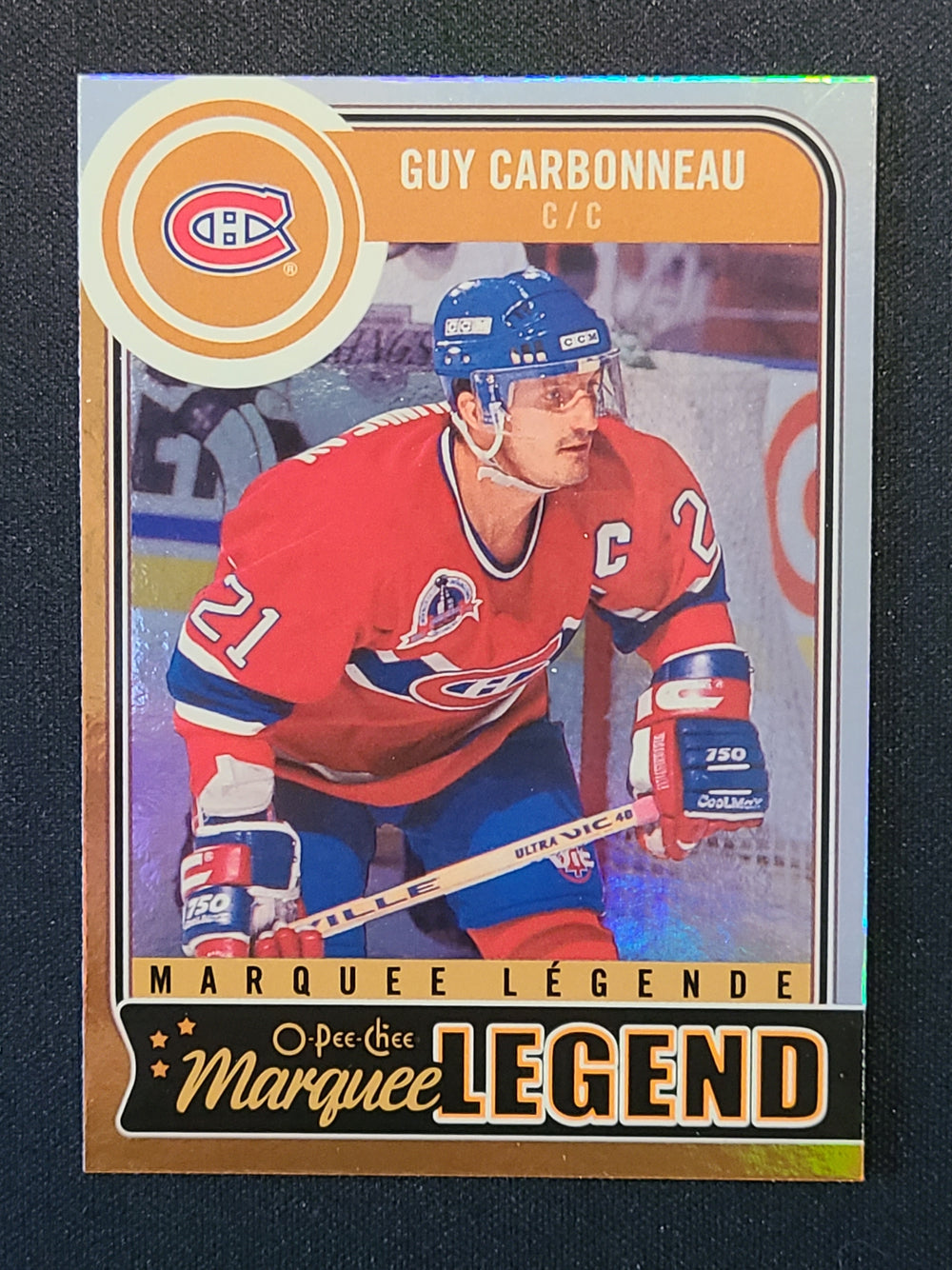 2014-15 OPC Marquee Legend Rainbow Parallel #560 Guy Carbonneau Montreal Canadiens