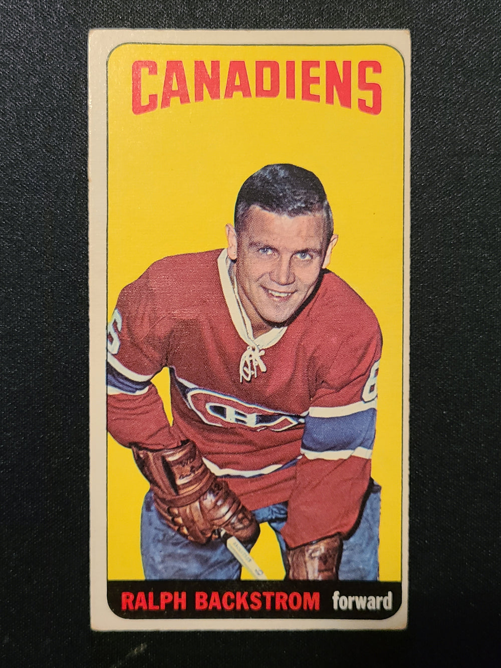1964-65 Topps Tallboys #78 Ralph Backstrom Montreal Canadiens **See Photos for Condition