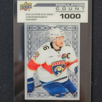 2023-24 Upper Deck Series 1 Population Count 1000 #PC-13 Aleksander Barkov Florida Panthers