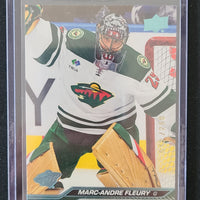 2023-24 Upper Deck Series 1 Deluxe Parallel #93 Marc-Andre Fleury Minnesota Wild 18/250