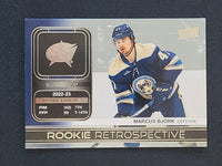 
              2023-24 Upper Deck Series 1 Rookie Retrospective Inserts (List)
            