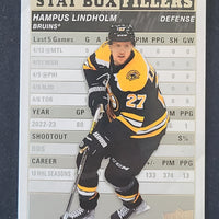 2023-24 Upper Deck Series 1 Stat Box Fillers Inserts (List)