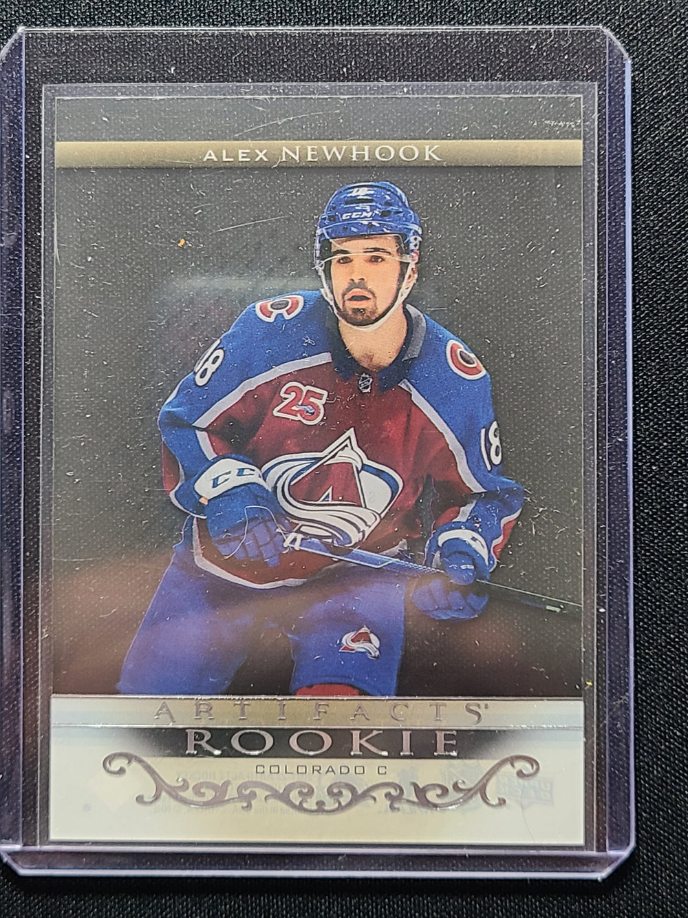 2021-22 Artifacts Rookies Clear Cut Acetate #169 Alex Newhook Colorado Avalanche