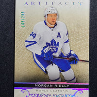 2021-22 Artifacts Silver Spectrum Parallel #100 Morgan Rielly Toronto Maple Leafs 149/299