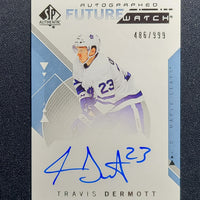 2018-19 SP Authentic Future Watch Auto #174 Travis Dermott Toronto Maple Leafs 486/999