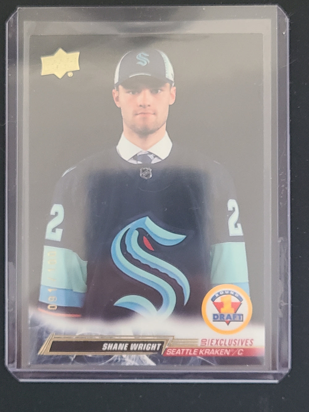 2022-23 Upper Deck Extended Round 1 Draft Exclusives #742 Shane Wright 91/100