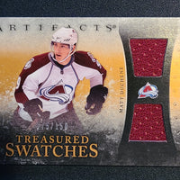 2010-11 Artifacts Treasured Swatches Dual Jersey #TS-MD Matt Duchene Colorado Avalanche 75/150