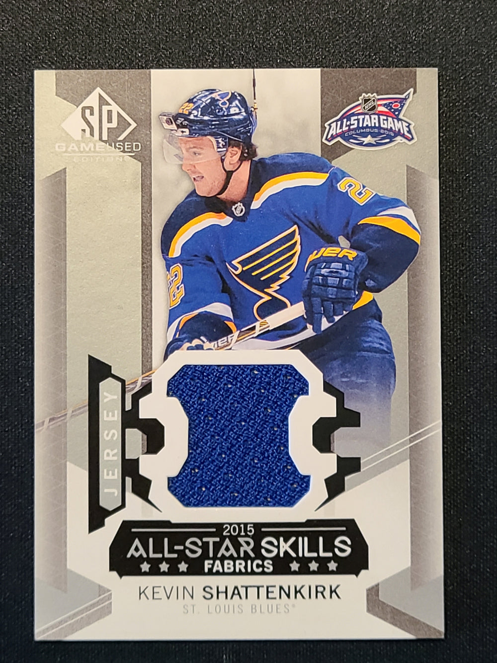 2015-16 SP Game Used All-Star Skills Fabrics #AS-16 Kevin Shattenkirk St. Louis Blues